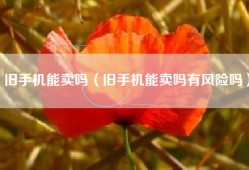 旧手机能卖吗（旧手机能卖吗有风险吗）