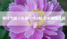 榜样力量丨扎根一线29载 匠心锤炼技能