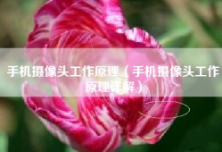 手机摄像头工作原理（手机摄像头工作原理详解）