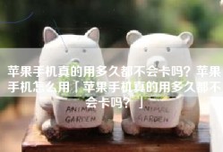 苹果手机真的用多久都不会卡吗？苹果手机怎么用「苹果手机真的用多久都不会卡吗？」