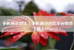 手机测评对比（手机测评对比平台软件下载）