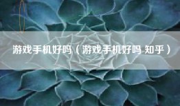 游戏手机好吗（游戏手机好吗 知乎）