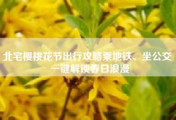 北宅樱桃花节出行攻略乘地铁、坐公交  一键解锁春日浪漫