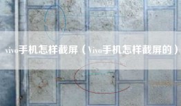 vivo手机怎样截屏（Vivo手机怎样截屏的）