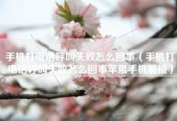 手机打电话呼叫失败怎么回事（手机打电话呼叫失败怎么回事苹果手机能接）