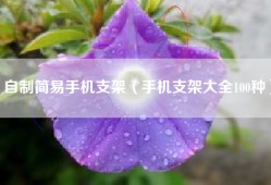 自制简易手机支架（手机支架大全100种）