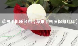 苹果手机质保期（苹果手机质保期几年）