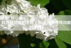红外线功能的手机（vivo支持红外线功能的手机）