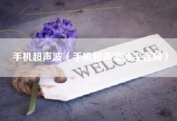 手机超声波（手机超声波除尘音频）