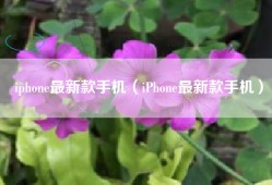 iphone最新款手机（iPhone最新款手机）