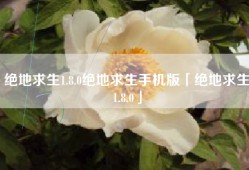 绝地求生1.8.0绝地求生手机版「绝地求生1.8.0」