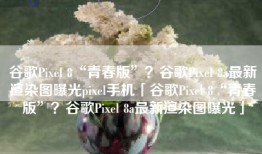 谷歌Pixel 8“青春版”？谷歌Pixel 8a最新渲染图曝光pixel手机「谷歌Pixel 8“青春版”？谷歌Pixel 8a最新渲染图曝光」