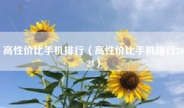 高性价比手机排行（高性价比手机排行2024）