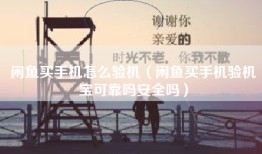 闲鱼买手机怎么验机（闲鱼买手机验机宝可靠吗安全吗）