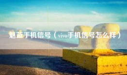 魅蓝手机信号（vivo手机信号怎么样）