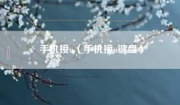 手机接u（手机接u键盘）