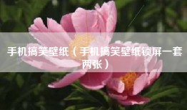 手机搞笑壁纸（手机搞笑壁纸锁屏一套两张）