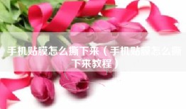 手机贴膜怎么撕下来（手机贴膜怎么撕下来教程）