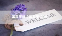 雷霆手机（雷霆手机游戏）