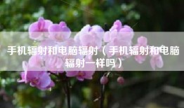 手机辐射和电脑辐射（手机辐射和电脑辐射一样吗）