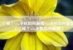 【原】vivo手机如何截屏vivo手机如何截屏「【原】vivo手机如何截屏」