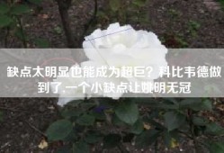 缺点太明显也能成为超巨？科比韦德做到了,一个小缺点让姚明无冠