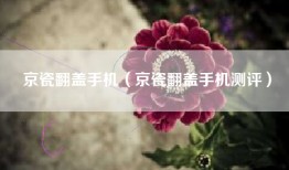 京瓷翻盖手机（京瓷翻盖手机测评）