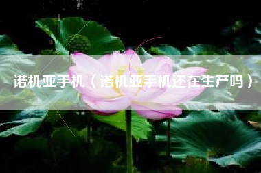 诺机亚手机（诺机亚手机还在生产吗）