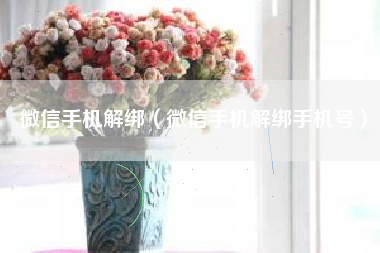 微信手机解绑（微信手机解绑手机号）