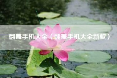 翻盖手机大全（翻盖手机大全新款）
