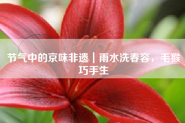 节气中的京味非遗｜雨水洗春容，毛猴巧手生