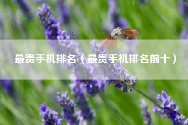 最贵手机排名（最贵手机排名前十）
