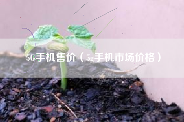 5G手机售价（5g手机市场价格）