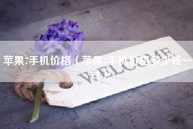 苹果7手机价格（苹果7手机价格多少钱一台）