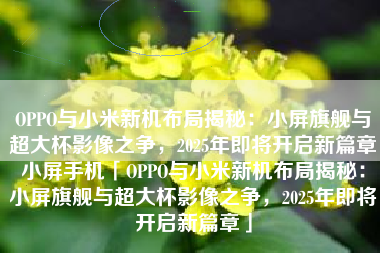OPPO与小米新机布局揭秘：小屏旗舰与超大杯影像之争，2025年即将开启新篇章小屏手机「OPPO与小米新机布局揭秘：小屏旗舰与超大杯影像之争，2025年即将开启新篇章」