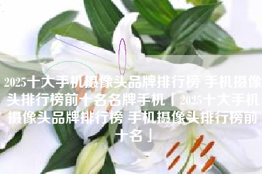 2025十大手机摄像头品牌排行榜 手机摄像头排行榜前十名名牌手机「2025十大手机摄像头品牌排行榜 手机摄像头排行榜前十名」