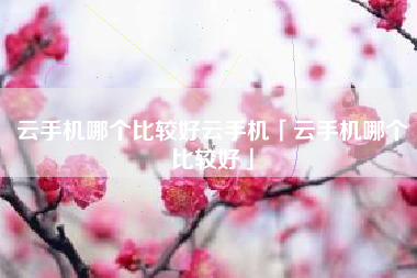 云手机哪个比较好云手机「云手机哪个比较好」