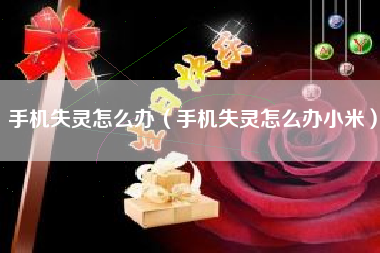 手机失灵怎么办（手机失灵怎么办小米）
