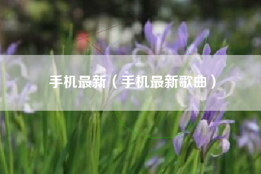 手机最新（手机最新歌曲）
