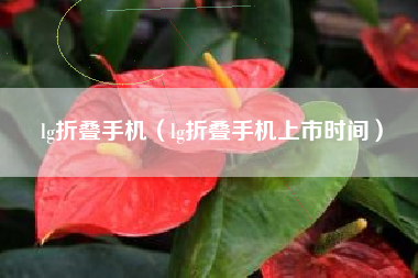 lg折叠手机（lg折叠手机上市时间）