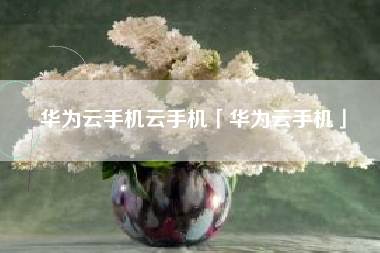 华为云手机云手机「华为云手机」