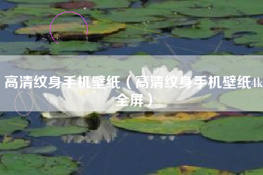 高清纹身手机壁纸（高清纹身手机壁纸4k全屏）
