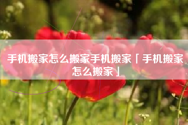 手机搬家怎么搬家手机搬家「手机搬家怎么搬家」