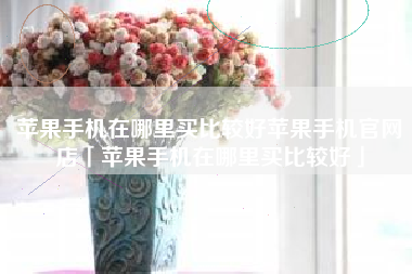 苹果手机在哪里买比较好苹果手机官网店「苹果手机在哪里买比较好」