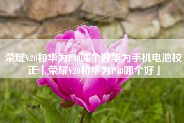 荣耀V20和华为P40哪个好华为手机电池校正「荣耀V20和华为P40哪个好」