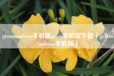 gtasanandreas手机版gtasa手机版下载「gtasanandreas手机版」