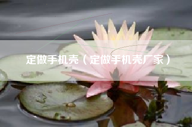 定做手机壳（定做手机壳厂家）