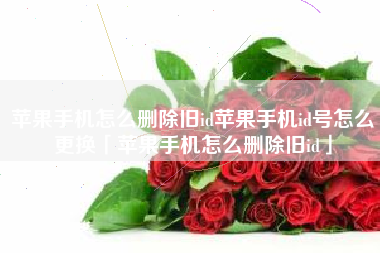 苹果手机怎么删除旧id苹果手机id号怎么更换「苹果手机怎么删除旧id」