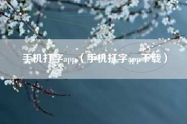 手机打字app（手机打字app下载）