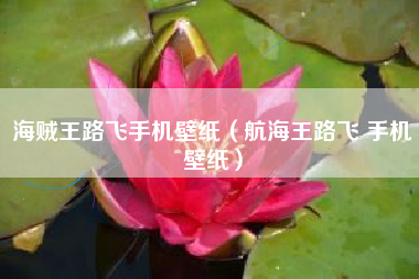 海贼王路飞手机壁纸（航海王路飞 手机壁纸）